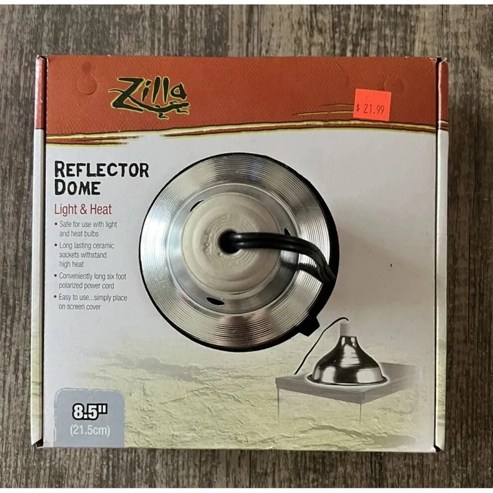 Zilla Reflector Dome Light & Heat Lamp